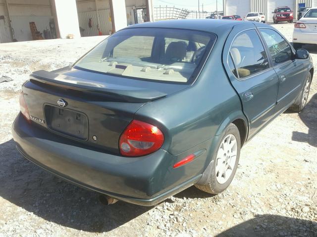 JN1CA31DXYT732341 - 2000 NISSAN MAXIMA GLE GREEN photo 4