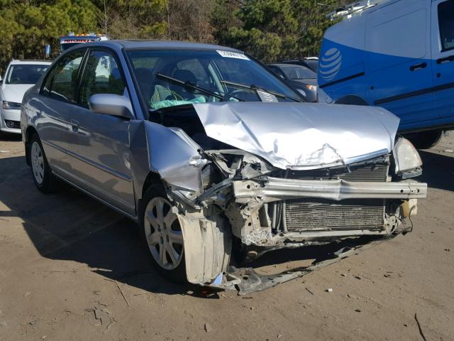 2HGES26763H608283 - 2003 HONDA CIVIC EX SILVER photo 1