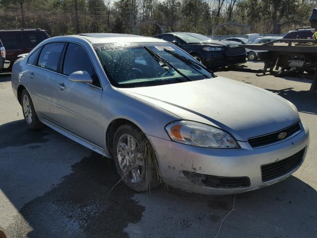 2G1WG5EK1B1295672 - 2011 CHEVROLET IMPALA LT SILVER photo 1