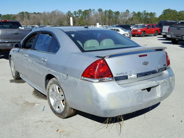 2G1WG5EK1B1295672 - 2011 CHEVROLET IMPALA LT SILVER photo 3