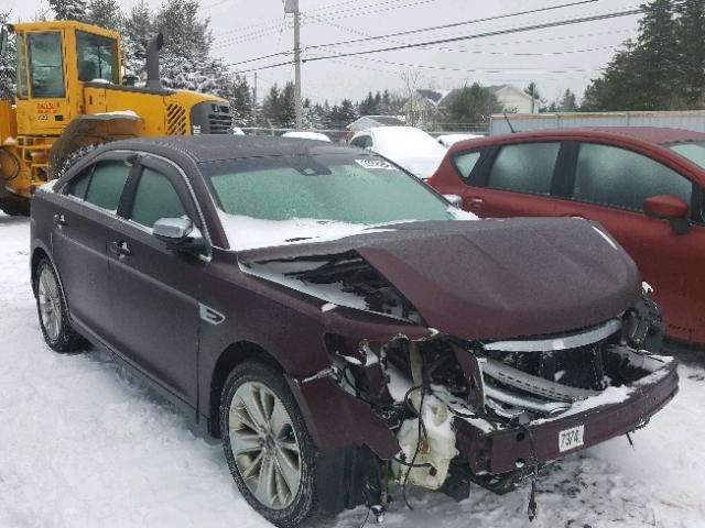 1FAHP2JW1BG109841 - 2011 FORD TAURUS LIM BURGUNDY photo 1