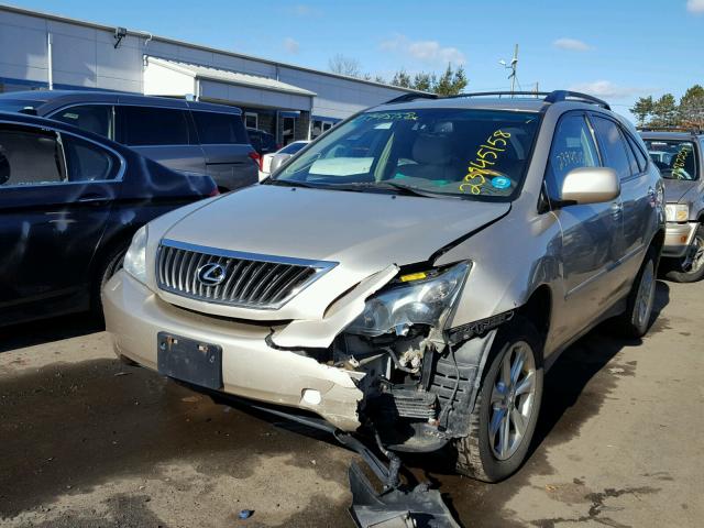 2T2HK31U78C064176 - 2008 LEXUS RX 350 TAN photo 2