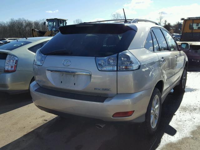 2T2HK31U78C064176 - 2008 LEXUS RX 350 TAN photo 4