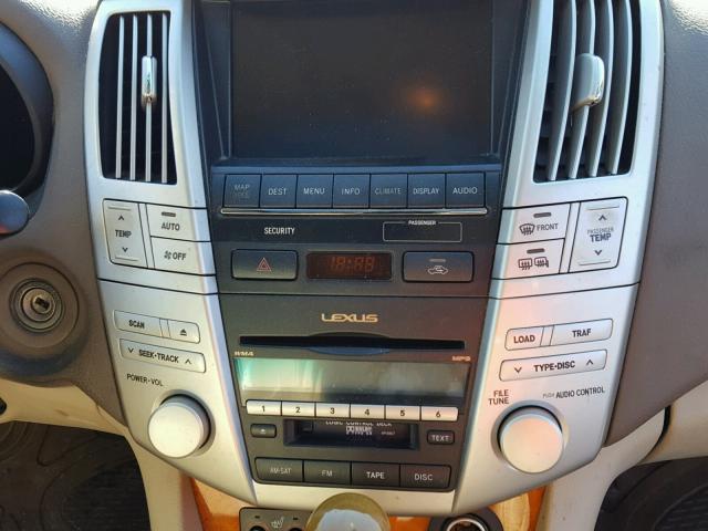 2T2HK31U78C064176 - 2008 LEXUS RX 350 TAN photo 9