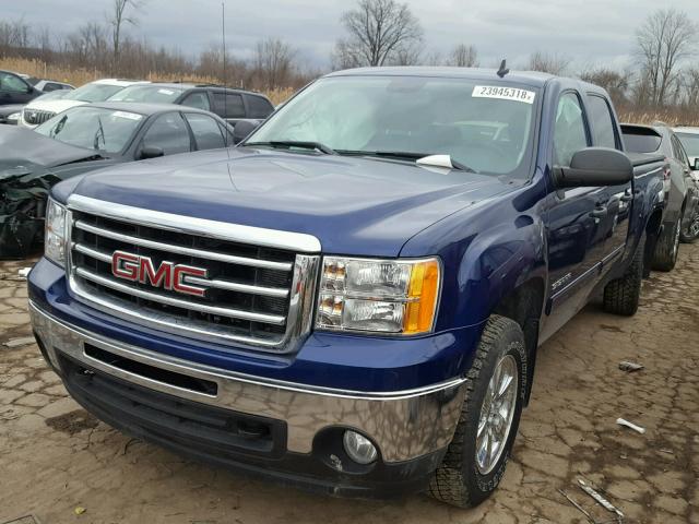 3GTP2VE76DG225911 - 2013 GMC SIERRA K15 BLUE photo 2