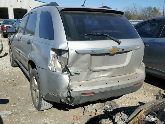 2CNDL13F076053034 - 2007 CHEVROLET EQUINOX LS SILVER photo 3