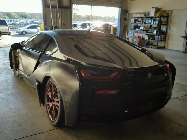 WBY2Z2C57FV392454 - 2015 BMW I8 BLACK photo 3