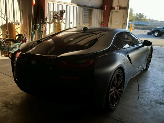 WBY2Z2C57FV392454 - 2015 BMW I8 BLACK photo 4