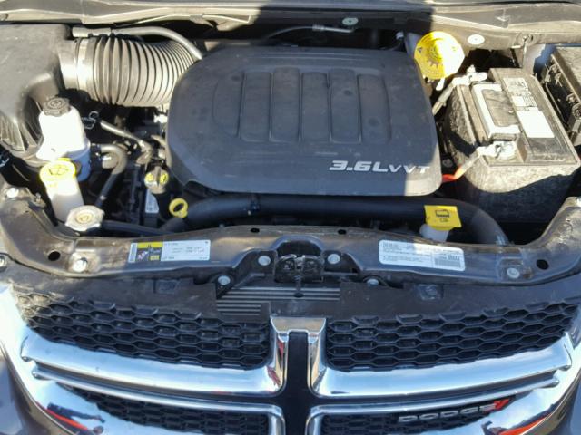 2C4RDGCG8HR852157 - 2017 DODGE GRAND CARA BLACK photo 7