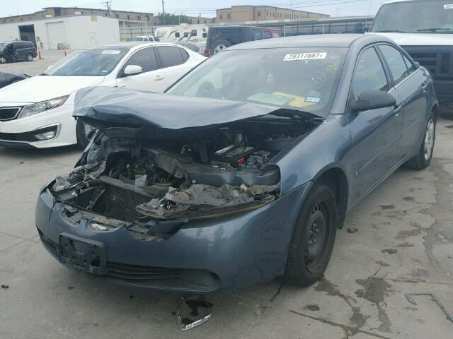 1G2ZF55B964159764 - 2006 PONTIAC G6 SE BLUE photo 2