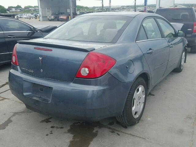 1G2ZF55B964159764 - 2006 PONTIAC G6 SE BLUE photo 4