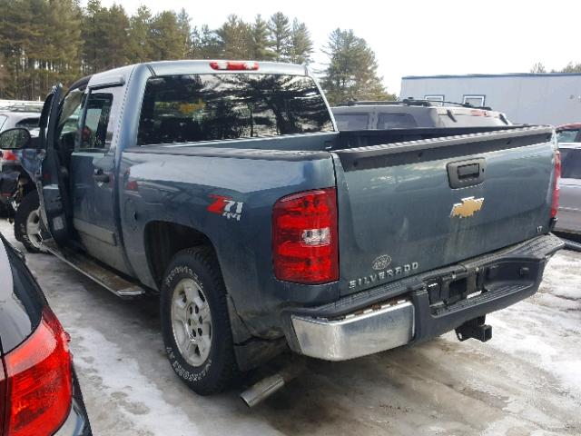 2GCEK13M081147536 - 2008 CHEVROLET SILVERADO BLUE photo 3