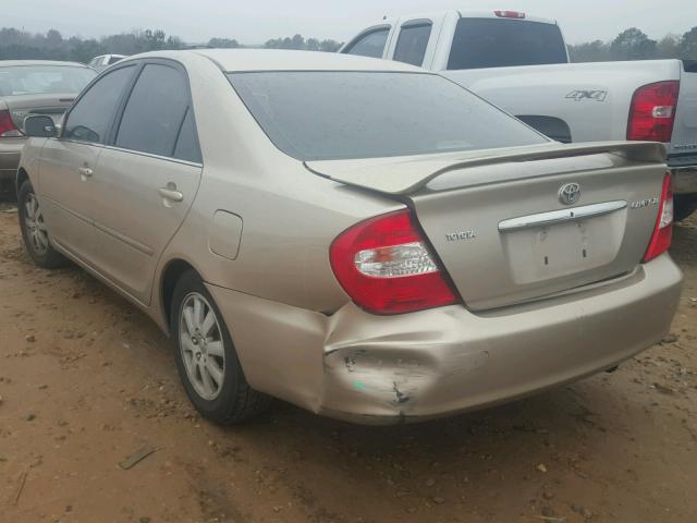 4T1BE32K24U900449 - 2004 TOYOTA CAMRY LE BEIGE photo 3