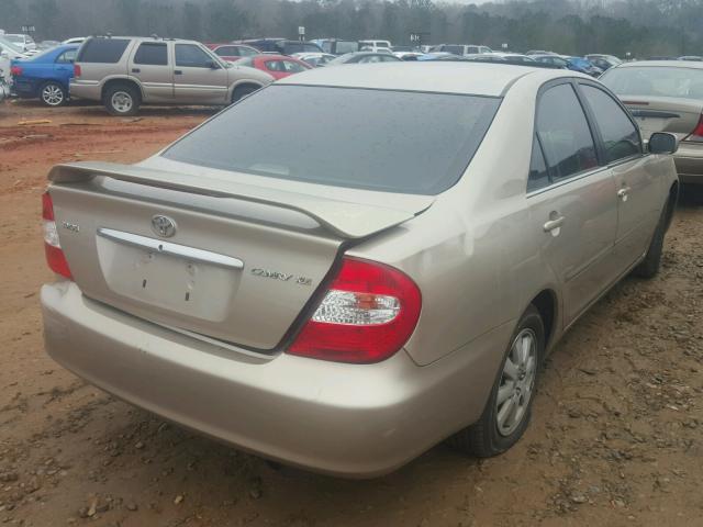 4T1BE32K24U900449 - 2004 TOYOTA CAMRY LE BEIGE photo 4