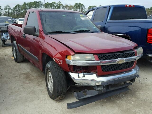 1GCCS148368220675 - 2006 CHEVROLET COLORADO BURGUNDY photo 1