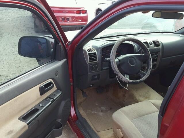 1GCCS148368220675 - 2006 CHEVROLET COLORADO BURGUNDY photo 9