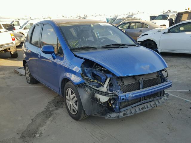 JHMGD38488S065463 - 2008 HONDA FIT BLUE photo 1