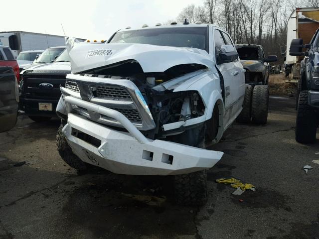 3C63RRJL3EG142756 - 2014 RAM 3500 LARAM WHITE photo 2