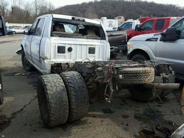 3C63RRJL3EG142756 - 2014 RAM 3500 LARAM WHITE photo 3
