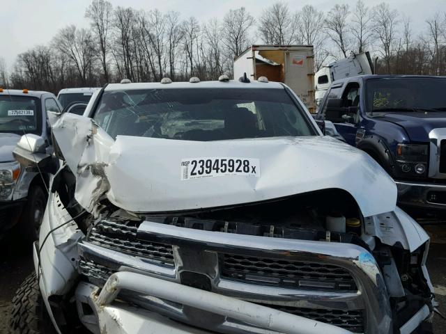 3C63RRJL3EG142756 - 2014 RAM 3500 LARAM WHITE photo 7