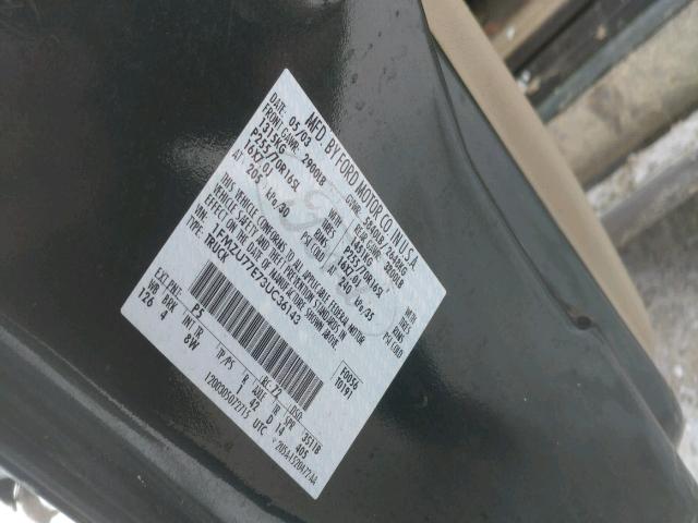 1FMZU77E73UC36143 - 2003 FORD EXPLORER S GREEN photo 10