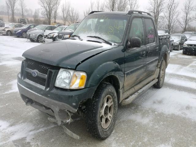1FMZU77E73UC36143 - 2003 FORD EXPLORER S GREEN photo 2
