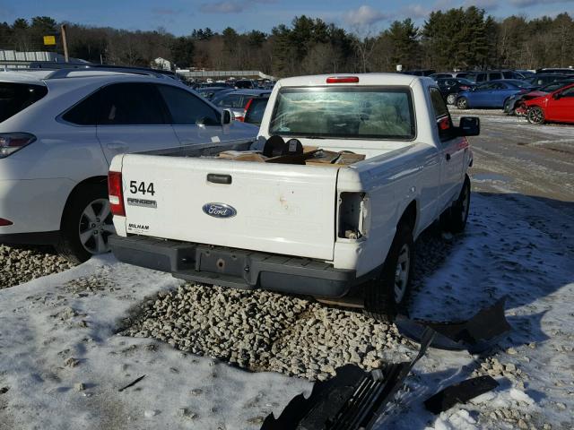 1FTYR10U78PA74195 - 2008 FORD RANGER WHITE photo 4