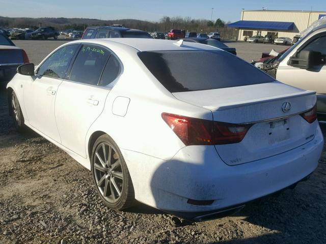 JTHBE1BL7E5034422 - 2014 LEXUS GS 350 WHITE photo 3