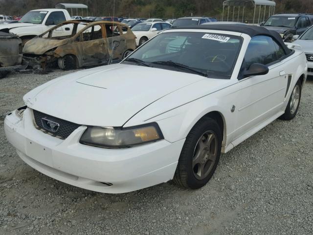 1FAFP44664F208159 - 2004 FORD MUSTANG WHITE photo 2