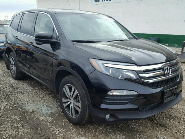 5FNYF6H55GB093310 - 2016 HONDA PILOT EXL BLACK photo 1