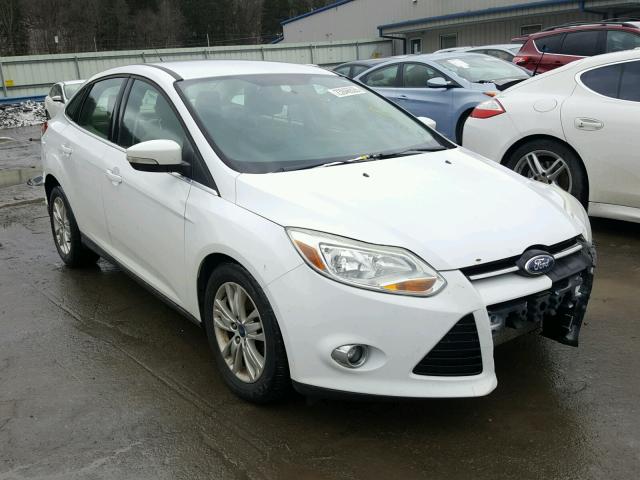 1FAHP3H2XCL163205 - 2012 FORD FOCUS SEL WHITE photo 1