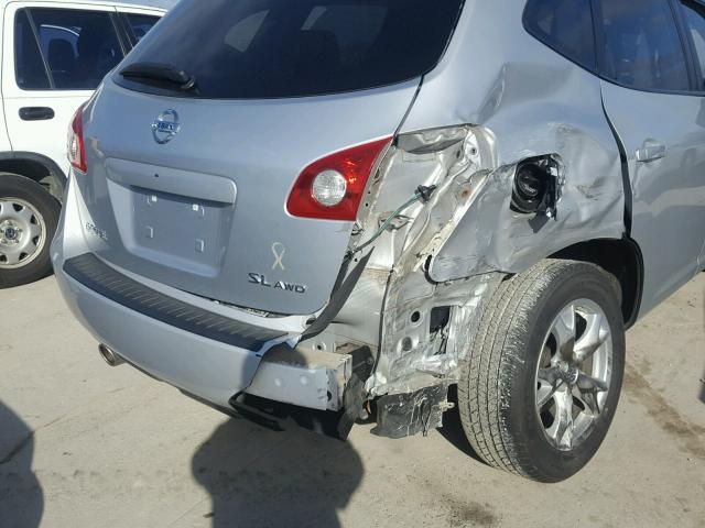 JN8AS58VX9W447753 - 2009 NISSAN ROGUE S SILVER photo 9