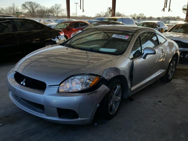 4A3AK24F79E022910 - 2009 MITSUBISHI ECLIPSE GS SILVER photo 2