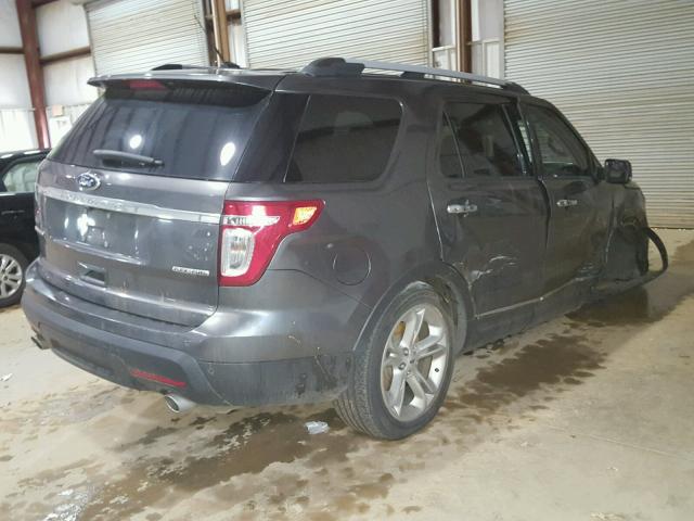 1FM5K7F86FGA89431 - 2015 FORD EXPLORER L CHARCOAL photo 4