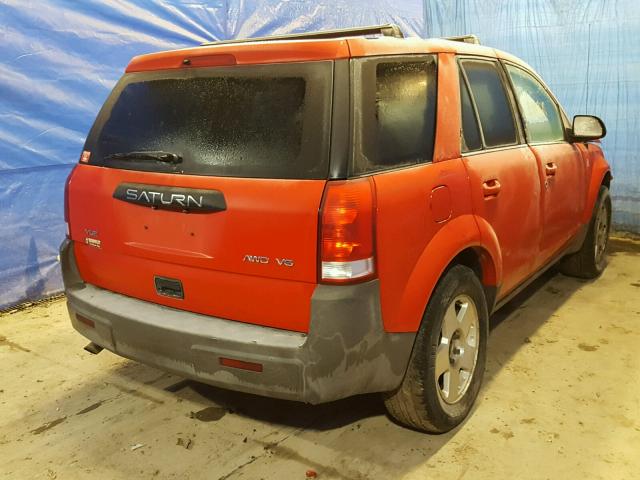 5GZCZ63454S862238 - 2004 SATURN VUE RED photo 4