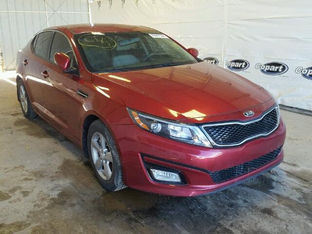 5XXGM4A71EG289370 - 2014 KIA OPTIMA LX BURGUNDY photo 1