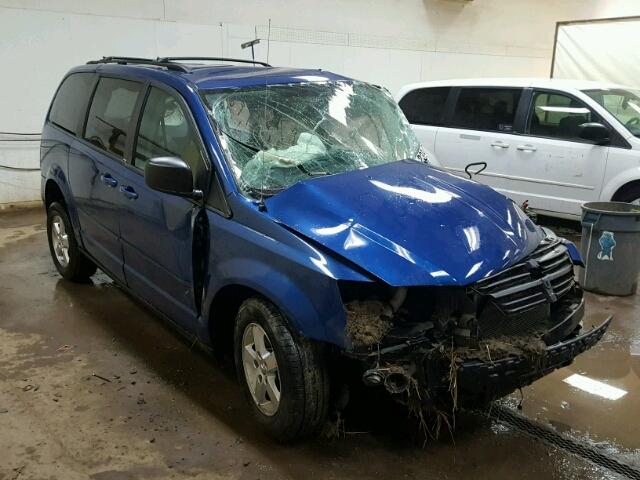 2D4RN3D13AR477500 - 2010 DODGE GRAND CARA BLUE photo 1