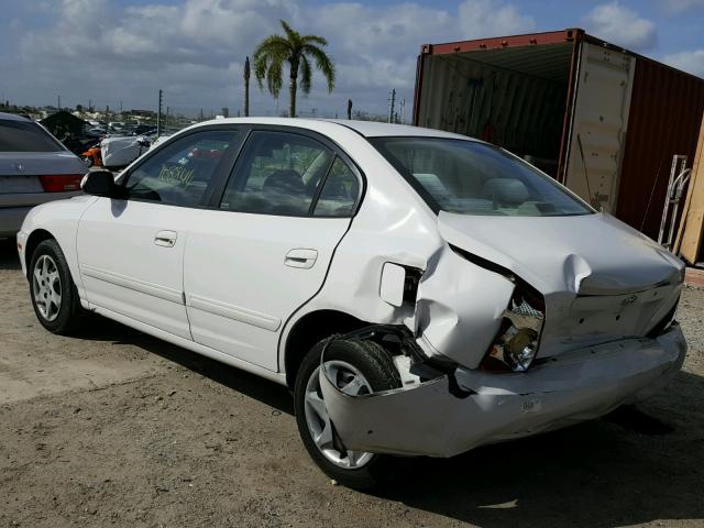 KMHDN46DX5U026850 - 2005 HYUNDAI ELANTRA GL WHITE photo 3