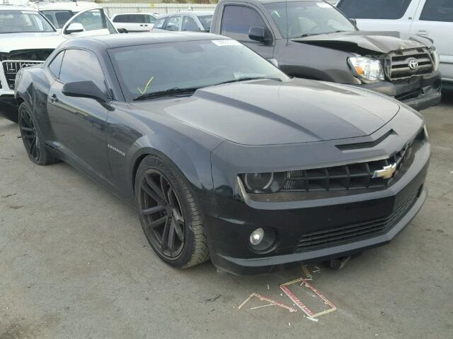 2G1FT1EW3A9220821 - 2010 CHEVROLET CAMARO SS BLACK photo 1