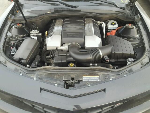 2G1FT1EW3A9220821 - 2010 CHEVROLET CAMARO SS BLACK photo 7