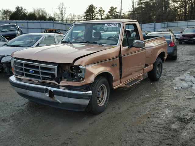 1FTEF15N1RKA21889 - 1994 FORD F150 GOLD photo 2