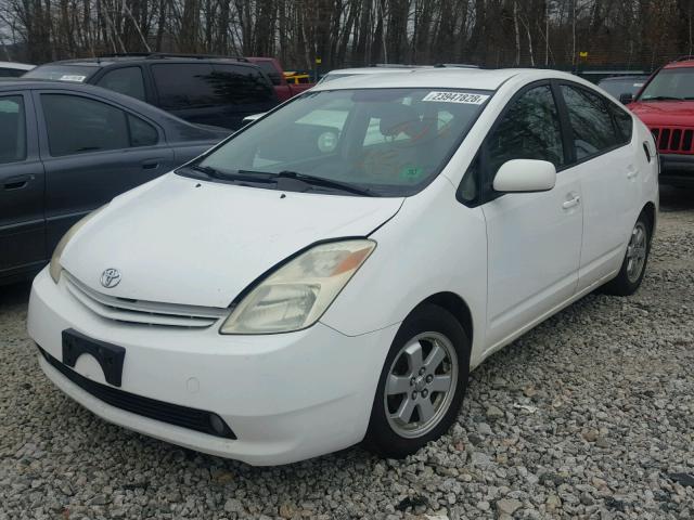 JTDKB20U953087551 - 2005 TOYOTA PRIUS WHITE photo 2