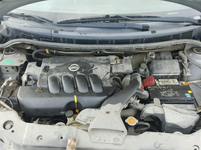 3N1BC13E58L389426 - 2008 NISSAN VERSA S GRAY photo 7