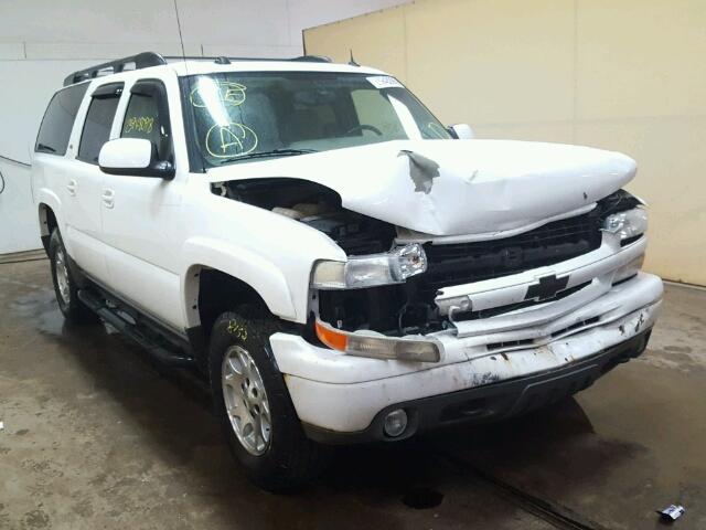 3GNFK16Z45G221742 - 2005 CHEVROLET SUBURBAN K WHITE photo 1