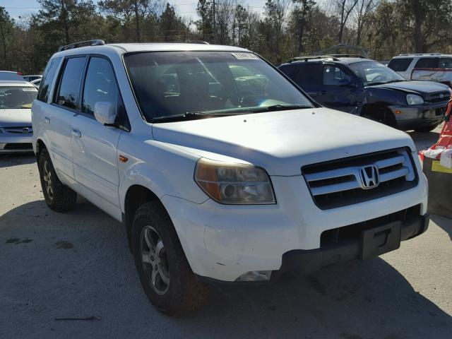 5FNYF28757B030427 - 2007 HONDA PILOT EXL WHITE photo 1