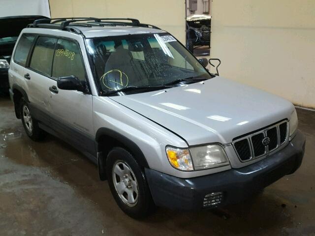 JF1SF63591H750104 - 2001 SUBARU FORESTER L SILVER photo 1