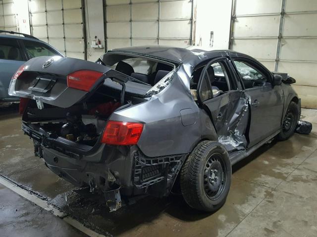 3VW2K7AJ5DM220530 - 2013 VOLKSWAGEN JETTA BASE ნაცრისფერი ფოტო 4