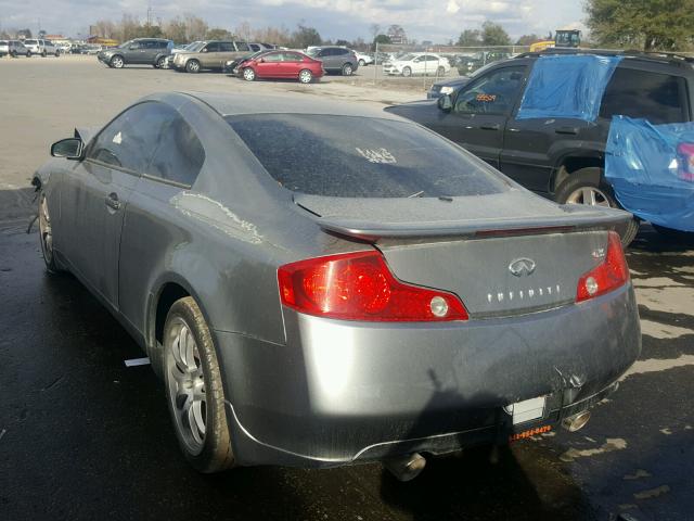 JNKCV54E25M403140 - 2005 INFINITI G35 GRAY photo 3