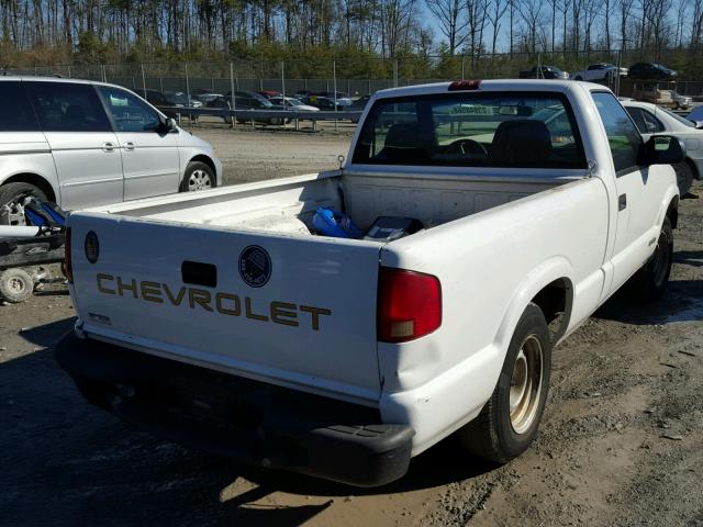 1GCCS14WX28233478 - 2002 CHEVROLET S TRUCK S1 WHITE photo 4