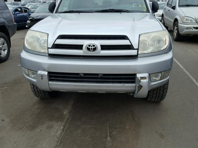 JTEBU14R540050017 - 2004 TOYOTA 4RUNNER SR SILVER photo 7